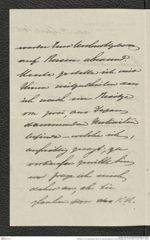 Nachlass Franz Steindachner, Brief von Heinrich Siebold an Franz Steindachner (19.04.1907), Inv.Nr. 479.01, Seite 2